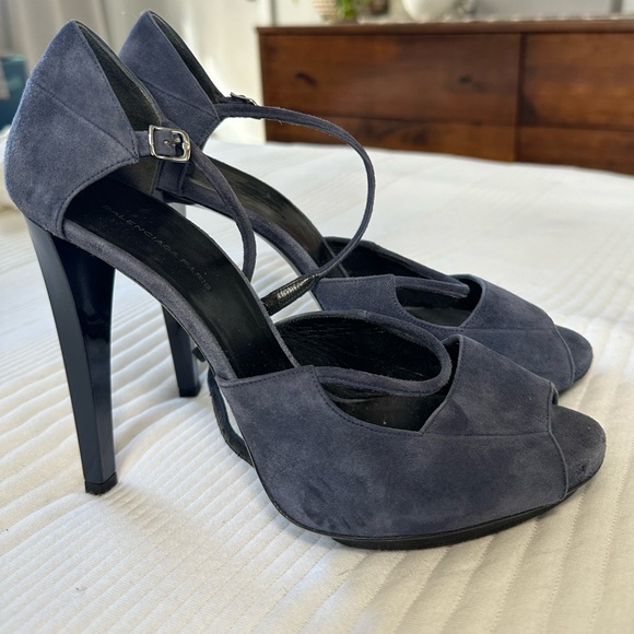 Balenciaga Peep Toe Platform with Ankle Strap - Picture 1 of 10